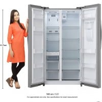 Panasonic NR-BS60DSX1 584 L - Star Side by Side Refrigerator Specs, Price, Details, Dealers